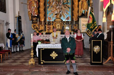 Festmesse in St Pankratz - Georg Fuchs bei seiner Ansprache